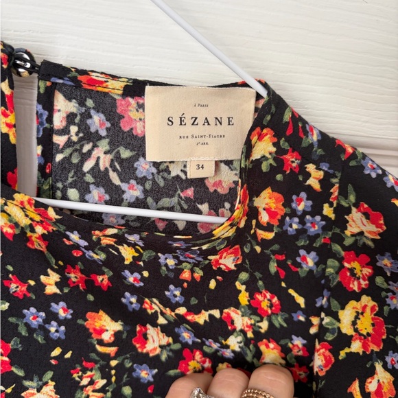 Sezane floral blouse - Picture 2 of 2